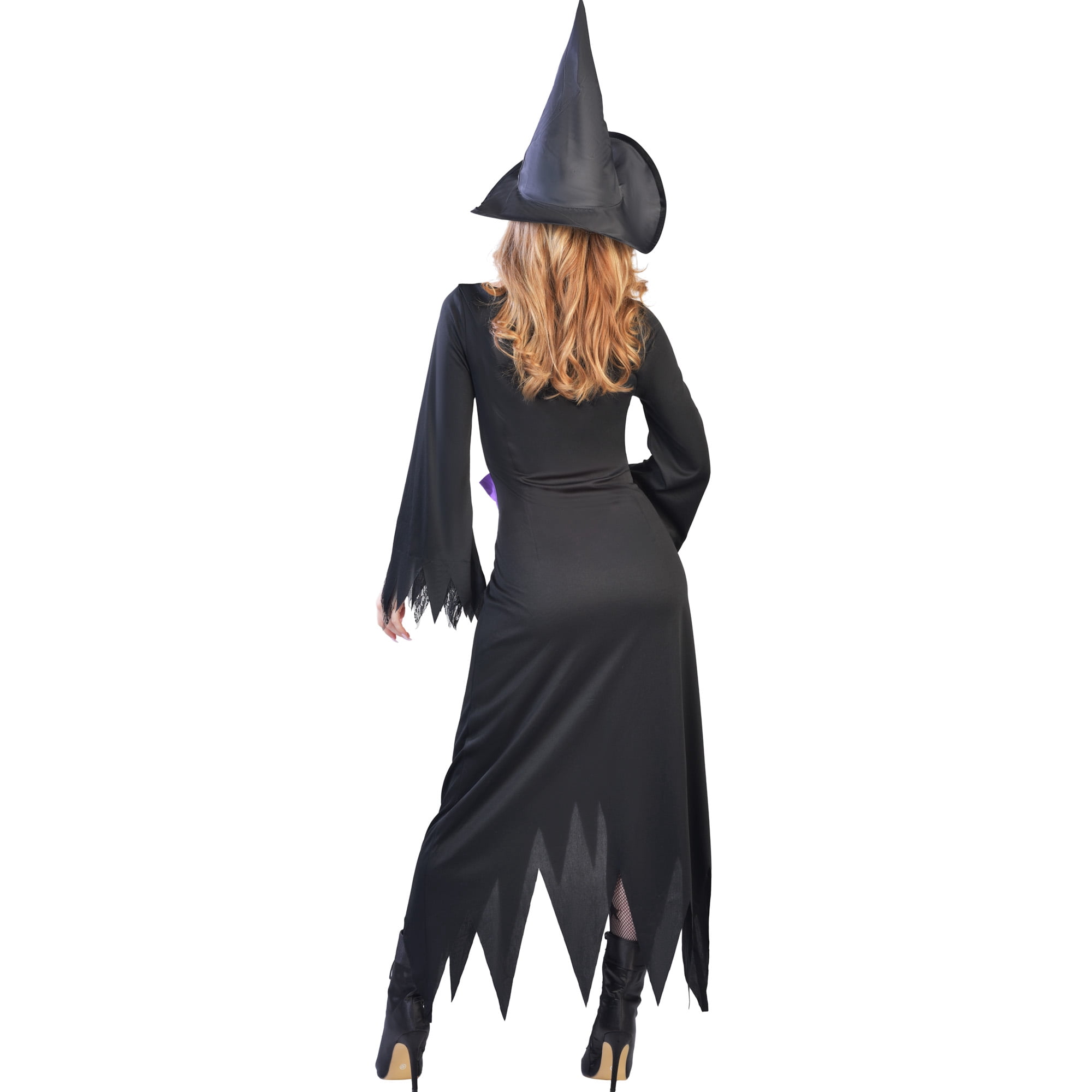 Classic Witch Halloween Costume for Adults, Women's Size M (8/10), by Way to Celebrate