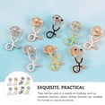 thumbnail image 3 of Miangastore Broche en Forme de Stéthoscope Couleurs Assorties 8 Pcs 1.0x0.6x0.2In, 3 of 8