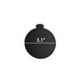 thumbnail image 2 of 1dingdeals 600 Black Round Cake Slice Board 3 Inch, 2 of 2
