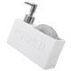 thumbnail image 3 of Dispensador De Jabón Líquido, Tipo Prensa, Dispensador De Jabón Para Platos Multiusos, Resina, Fácil De Limpiar, Blanco Para Baño, 3 of 7