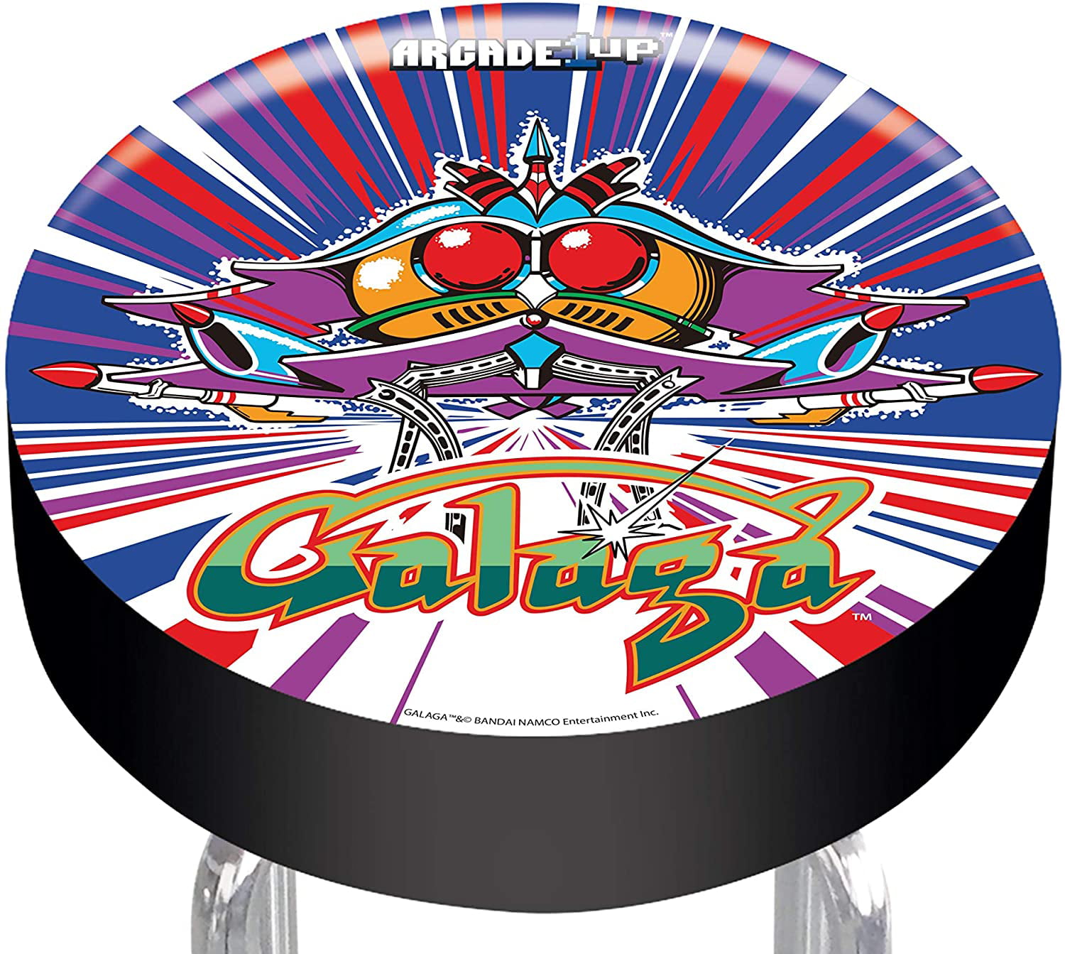 Electronic Games 21.5 to 29.5 Arcade1Up Galaga Adjustable Stool