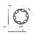 thumbnail image 1 of Vélo Électrique Vélo Trottinette Électrique Joint de Frein Entretoise 6 Trous Rondelle de Disque 2 mm, 1 of 10