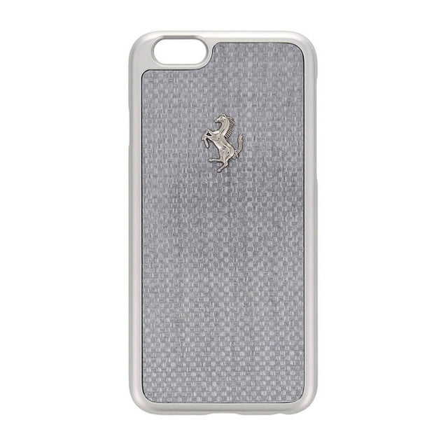 CG Mobile Étui Rigide en Carbone GT pour iPhone 6 Plus/6S Plus - Argent
