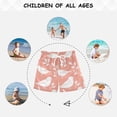 thumbnail image 6 of White Birds Pigeons Leaves Boys' Swim Trunks Board Shorts Beach Pants Bathing Bottoms 3T, 6 of 8