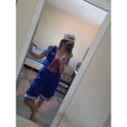 thumbnail image 4 of Cosas Extrañas Robin Steve Harrington Temporada 4 Cos Helado Secretario De La Marina Uniforme Cosplay Traje De Marinero, 4 of 4