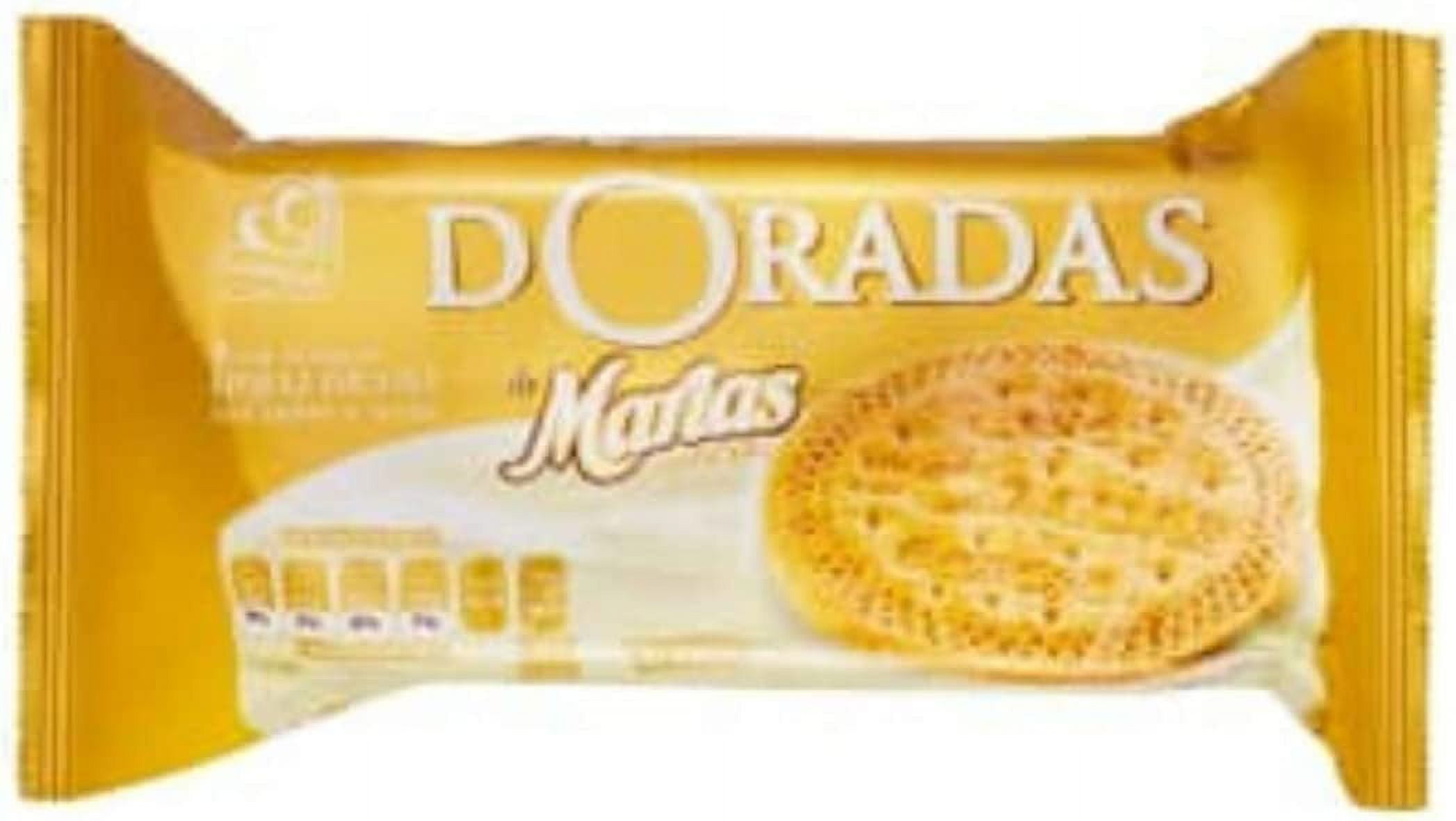 Gamesa Marias Doradas. Delicious Mexican Traditional Cracker Cookies. One Box with 8 packages. 1.54 kg Great for Lunch, Snack or Camping. Ideal with Milk, Coffee, Nutella or Jam.…