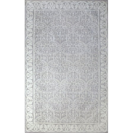 Tuft & Loom Como Hand-Woven Ivory/Dusty Gray Indoor Area Rug