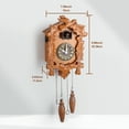 thumbnail image 4 of Kendal Handcrafted Linden Wood Cuckoo Clock with Night Silencer and Hand Carved MX025, 4 of 6