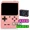 pink, variant on 2026 Mini Retro Portable Handheld Electronic Device Preloaded 400 Classic Vintage Titles Pocket Entertainment Gear For All Ages