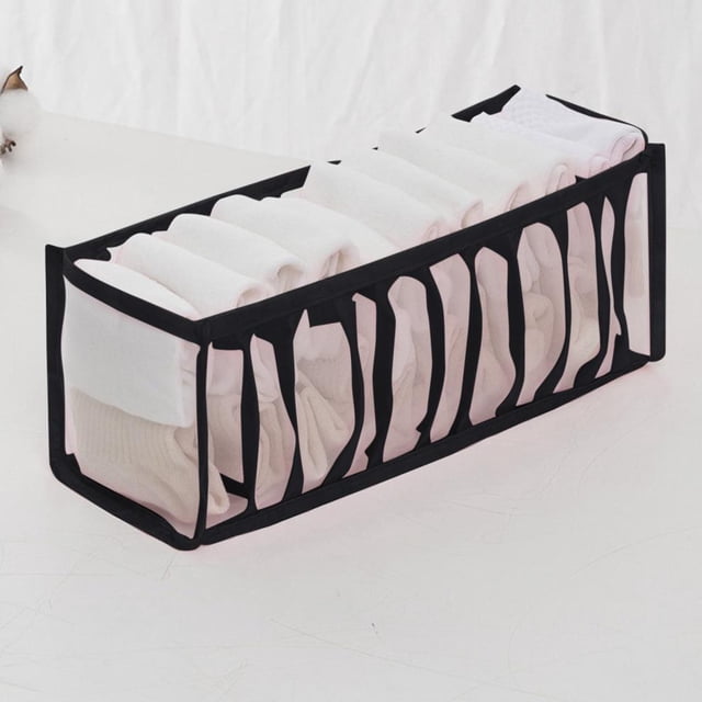 SDNall Household Foldable Mesh Underwear Storage Box Socks Bra And Panties