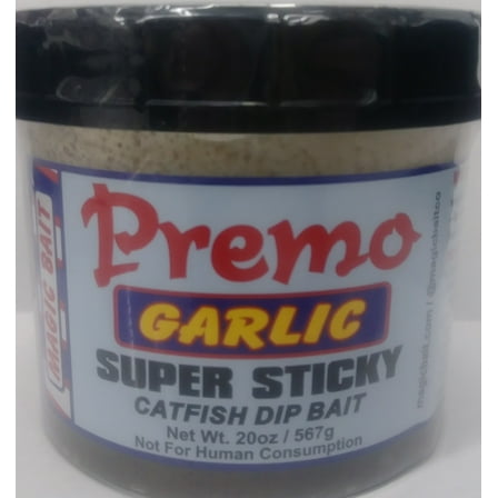 Magic Bait Co Inc Premo Garlic Catfish Dip Bait, 20 Oz