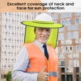 thumbnail image 3 of Sombrero protector solar de ala completa para el día a día con rayas reflectantes, 3 of 7