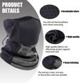 thumbnail image 4 of Sponeed Neck Warmer Half Face Cover Balaclavas Ski Mask Windproof Men Women Dark Gray, 4 of 6