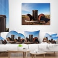 thumbnail image 4 of Designart Retro Car under Calm Blue Sky - Landscape Printed Throw Pillow - 12x20, 4 of 5