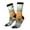 3 Black, variant on Tranquil Garden Landscape Pattern Sport Socks for Women and Men Crew Socks Sporty Calf Socks Casual Socks
