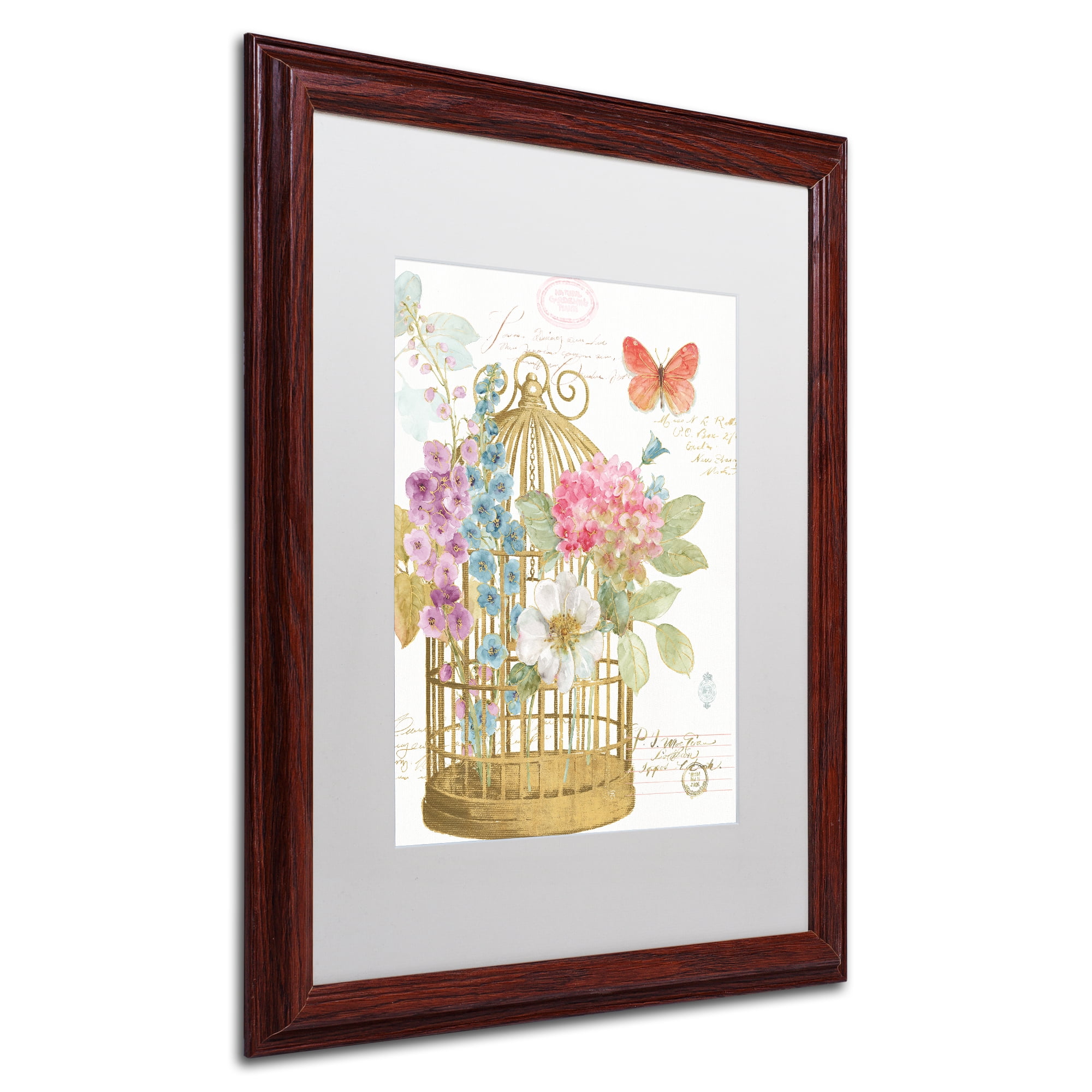 Trademark Art Floral Framed Art Print, by Lisa Audit