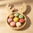 thumbnail image 7 of ACDANC 2026 New Christmas Tray Gift Ideas Decorative Xmas Platters Serving Dish Wooden Snack Charcuterie Board for Christmas Veggie Trays Food Cheese Boards Festive Plate Holiday Fruit Cookie Tray, 7 of 7