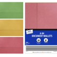 thumbnail image 1 of Just Stationery A4 Card Document Wallet (Pack Of 6), 1 of 1