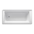 thumbnail image 3 of Kohler 1948-LA-96 66 x 32 in. Archer Alcove Left Bath Drain - Biscuit, 3 of 6