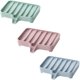 thumbnail image 1 of Set de 3 Jaboneras para Lavabo y Fregadero - Material Reciclable - Para Baño o Cocina - Para Mantener el Jabón Seco y Limpio - 3 Colores (Azul, Rosa, Verde) Vhermosa, 1 of 7