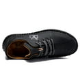 thumbnail image 3 of Flyland Men's Casual Dress Shoes Handmade Leather Fashion Sneakers Lightweight Male Flats, 3 of 7