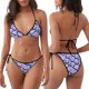 thumbnail image 3 of Fotbe pinkk flower crystal Skull Traje de Baño para Mujer de Dos Piezas – Bikini Sexy de Tirantes Tipo Halter con Diseño Triangular, 3 of 6