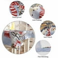 thumbnail image 6 of Snowman Christmas Tablecloth Square Table Cloth 54x54, Waterproof Tablecloth Outdoor Table Cloth, Farmhouse Xmas Tree Snowflake Washable Table Cover for Kitchen Dining Party, 6 of 8