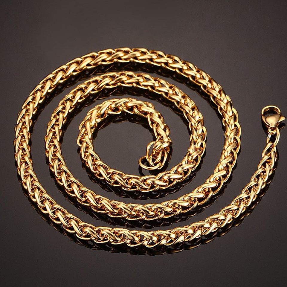 Men Stainless Steel Franco Chain 