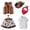 A-Brown199, variant on JAJAHO Kids Cowgirl Outfits For Girls Dress Up Clothes Sets Short Sleeve Shirts Tassels Hem Skirts With Waistcoat Hat Scarf 5 Piece Trendy Outfit