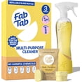 thumbnail image 6 of FabTab Multi-Purpose Cleaner Tablets with Refillable Glass Bottle Spray, Chemical-Free, 3 Count, 6 of 10