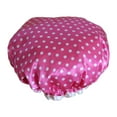 thumbnail image 2 of Neinkie Waterproof Shower Cap,Shower Caps for Women, Elastic Reusable Bathing Hair Cap Environmental Protection Hair Bath Caps, Double Waterproof Layers, 2 of 9