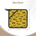 thumbnail image 2 of 2PCS Pot Holders for Kitchen - Heat Resistant Silicone Pot Holders with Hanging Loop, vintage excavator Non Slip Oven Hot Pads, Potholders for Decor Baking Cooking Kitchen, 2 of 6