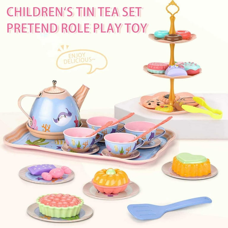 Picnic Basket Porcelain Walmart Childrens Tea Sets Fanquare