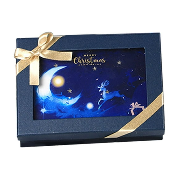 Christmas Gifts for Girlfriend,Red Christmas Lights New Christmas Girlfriend Gift Box with Lights Cute Christmas Eve Gift Box with Lights Girlfriend Christmas Gifts,Christmas Gift Box