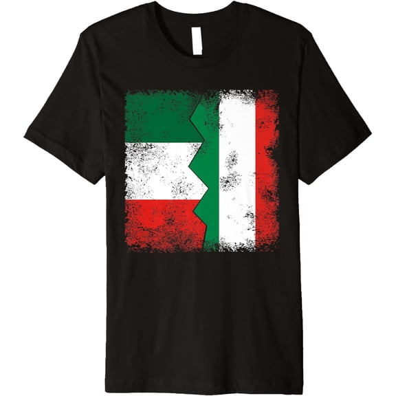 Hungarian Roots | Half Italian Flag | Italy Hungary Kids, Premium T-Shirt mens Shirt ids T-Shirt men,black,women,misfits,journey ,boys