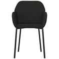 thumbnail image 3 of vidaXL Chaises de Salle à Manger 2 Pcs Velours Noir, 3 of 5