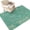 Green, Teal, Jade, Seafoam, variant on Small Round Rug 3Ft, Red Terracotta Splatter Non-Slip Washable Circle Rugs Carpet, Boho Mottled Vintage Rustic Indoor Outdoor Rug Floor Mats Throw Runner for Bedroom Living Room Bathroom