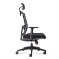 thumbnail image 3 of Silla Oficina Ergonómica con Cabecero y Soporte Lumbar Ajustable Taylor Negro, 3 of 4