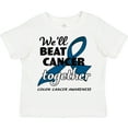 thumbnail image 3 of Inktastic We'll Beat Cancer Together- Colon Cancer Awareness Boys or Girls Toddler T-Shirt, 3 of 5