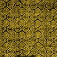 thumbnail image 1 of Ahgly Company Machine Washable Indoor Square Abstract Yellow Modern Area Rugs, 3' Square, 1 of 4