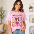 thumbnail image 6 of Women’s Folk Art Floral Doll Graphic T-Shirt, Unisex Classic Fit, 6 of 9