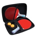 thumbnail image 4 of LJNYFDC Ping-Pong Paddle Case Table Tennis Racket Case Large Capacity Hard Waterproof Zipper Closure Soft Lining Faux Leather Paddle Table Tennis Holder, 4 of 7