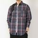 thumbnail image 4 of Blusa y camisa de manga larga con cuello vuelto para hombre, informal, con estampado y bolsillo, de poliéster, 4 of 5