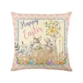 thumbnail image 4 of Fundas de almohada de 45 cm x 45 cm Fundas de almohada de tiro Regalos de Pascua Cojines de sofá Decorativos suaves para vacaciones Sala de estar Sofá Felices Pascuas Gloria Funda de almohada, 4 of 9