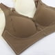thumbnail image 2 of Gibobby Brasier con Cierre Frontal Push Up Mujeres Plus Szie Daily Every Day Push Up Ropa interior transpirable Bra Bralettes(Marrón,X-Grande), 2 of 5