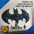 thumbnail image 6 of LEGO DC Batman: Batman Logo Building Toy - Super Hero Bedroom Decor for Kids, Boys & Girls, Ages 12+ - W/Classic & Golden Batman Minifigures - Gift Idea for Birthdays & Fans - 76330, 6 of 8