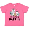 thumbnail image 3 of Inktastic Zebra My Grandma Loves Me Boys or Girls Toddler T-Shirt, 3 of 5