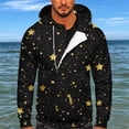 thumbnail image 2 of Hombres Casual Navidad Imprimir Deportes Fitness Pullover Sudadera con capucha y media cremallera Pompotops  oipoqjl52476, 2 of 5