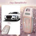 thumbnail image 6 of Key Fob Cover Compatible with Audi A3 A5 A5L A6 A6L Q6L Q6 RSQ6 RS6 SQ6 S6 E-tron 2025-2026 Crystal Diamond Keychain Case Holder Protector,Type-E-silver, 6 of 6