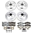 thumbnail image 3 of PowerStop Front and Rear Z36 Truck & Tow Carbon-Fiber Ceramic Brake Pad and Drilled and Slotted Rotor Kit Fits: CADILLAC CHEVROLET GMC Select Models K2015-36, 3 of 9
